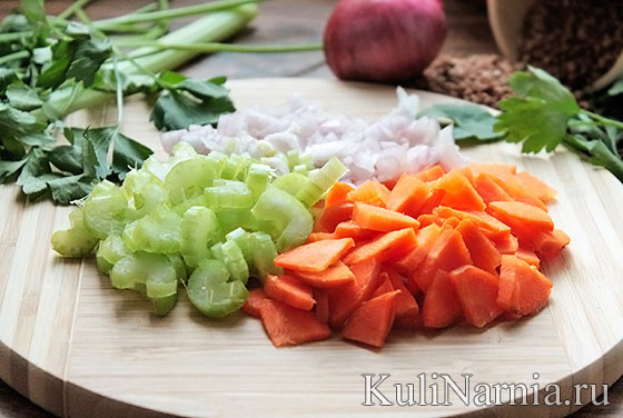 Гречка с овощами и мясом рецепт