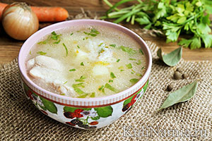 Куриный суп с рисом и картошкой рецепт