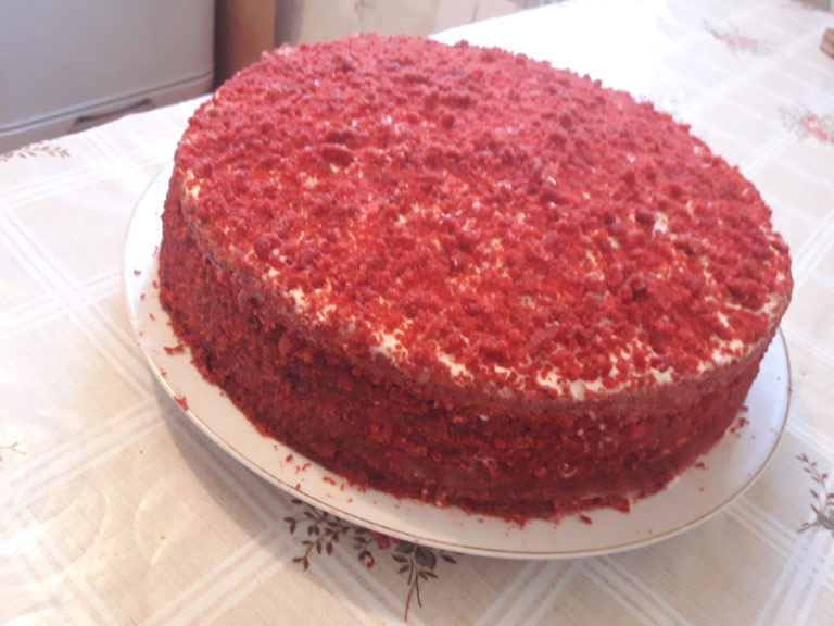Торт розовый бархат рецепт с фото