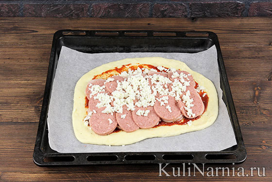 Пицца-рулет Стромболи рецепт с фото