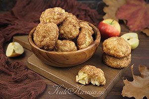Творожное печенье с яблоками рецепт