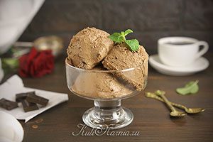Шоколадное мороженое рецепт